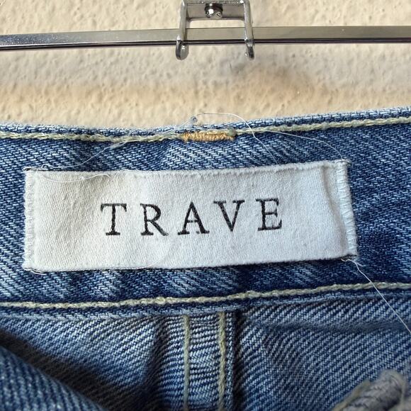 Trave Constance Straight Tapered Denim Jeans Size 28 - Picture 4 of 7